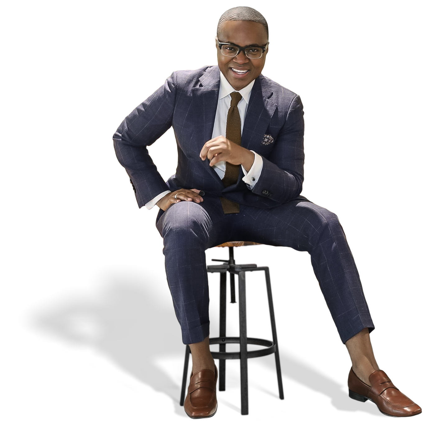 Executive in tailored attire